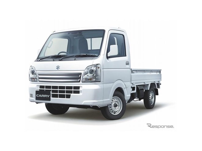 スズキ キャリイ、外観・装備を充実…4AT仕様の60周年記念車も新設定