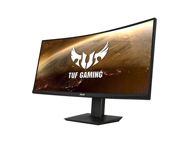 ASUS、35型で曲面を採用した大画面ゲーミングディスプレイ「TUF Gaming