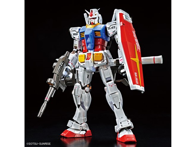 PG RX-78-2 ガンダム チタニウムフィニッシュ ガンダムベース限定品 MG RX-78-2 ガンダムVer.3.0」チタニウムフィニッシュの限定ガンプラが