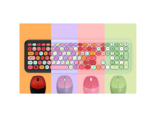 ドンキで7,329円の「カラフル ワイヤレス日本語配列キーボード