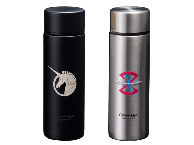 ガンダム」デザインの携帯用まほうびん、SDシャア専用ザク/ジオンなど