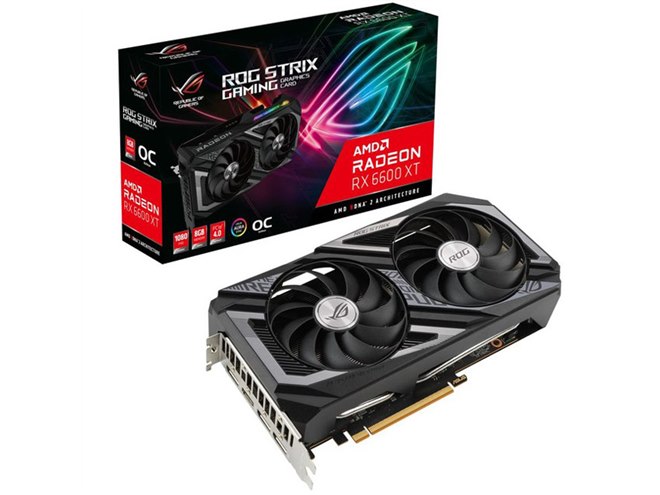 ASUS、デュアルファン採用の「Radeon RX 6600 XT」ビデオカード2種 - 価格.com