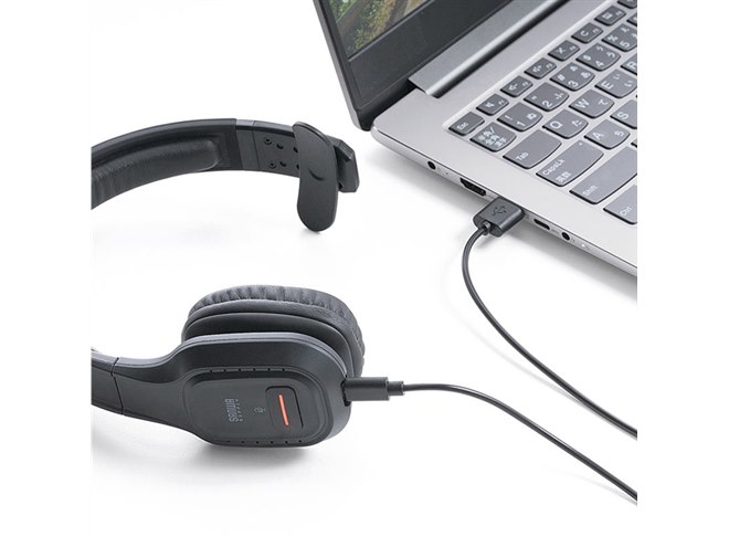 サンワ、ノイズキャンセルマイクを搭載したBluetooth片耳ヘッドセット