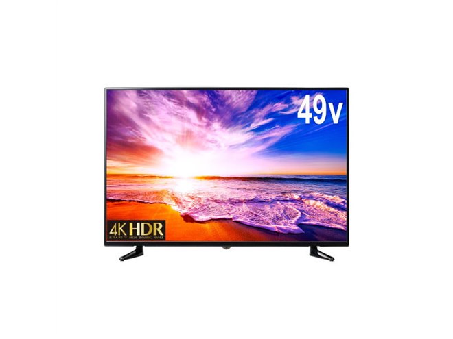 49,800円、グリーンハウスが49V型4K液晶テレビのメーカー再生品を販売 