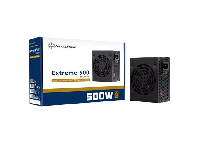 SilverStone、ATXブラケットが付属するSFX電源「Extreme 500 Bronze