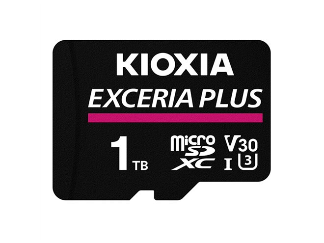 キオクシア、microSDメモリーカード「EXCERIA PLUS」に1TBを追加