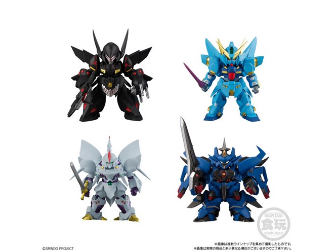 スーパーロボット大戦　ミニフィギュアセット スーパーロボット大戦」30周年のコレクションフィギュア第1弾が990円で