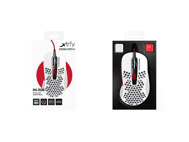 【5000個限定】Xtrfy M4 RGB TOKYO 2021/8/20発売 Xtrfy、全世界5000個の限定生産ゲーミングマウス「M4 RGB TOKYO