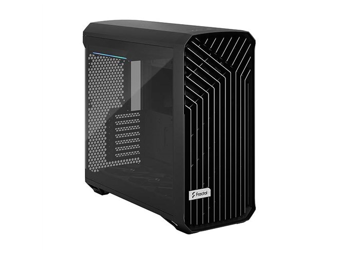 PCケース(自作PC用) Torrent Black TG Dark Tint Fractal Design、エアフローに特化したフルタワー型PCケース「Torrent