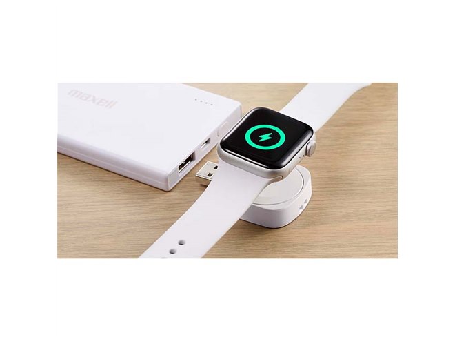 マクセル、ケーブルレスでコンパクトなApple Watch充電アダプター