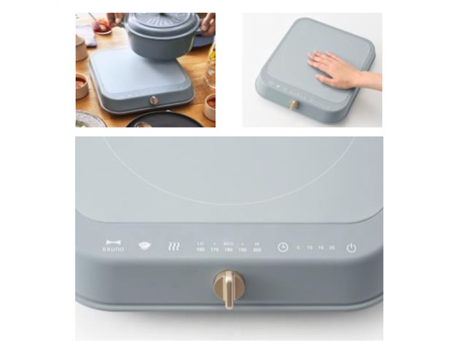 イデア、ヨーロッパのガスコンロをイメージした「BRUNO IH