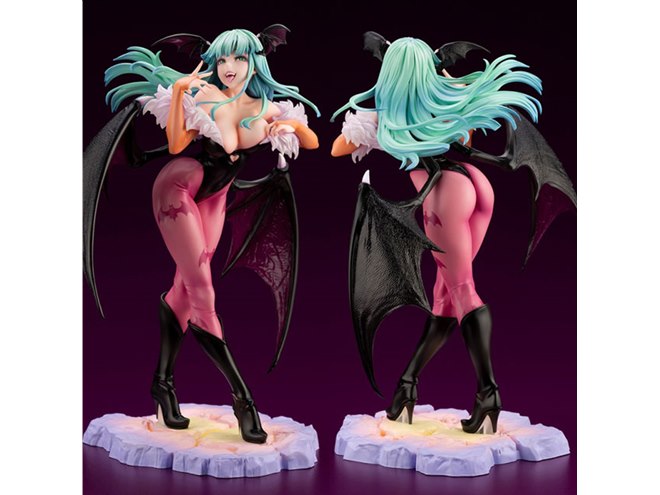 ヴァンパイア」“つやめいた舌”などを表現した1/7スケールのモリガンが