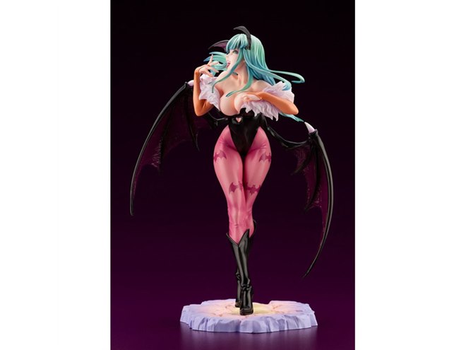 ヴァンパイア」“つやめいた舌”などを表現した1/7スケールのモリガンが