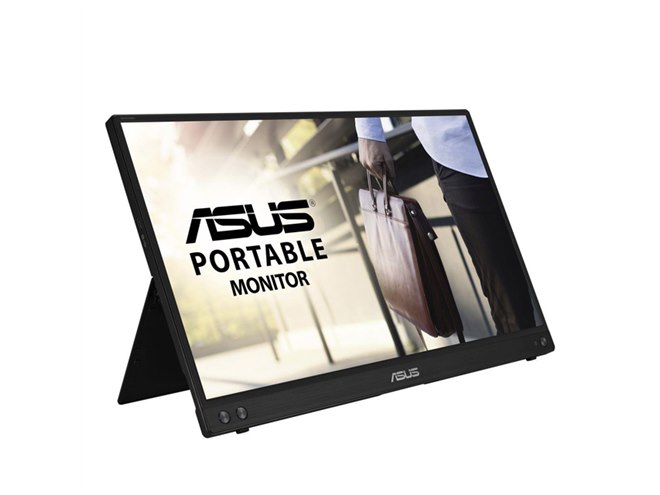 ASUS、USBケーブル1本で接続できる15.6型ポータブル液晶「ZenScreen