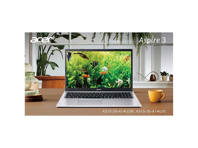 エイサー、キーボードが傾斜する15.6型ノートPC「Aspire 3」新モデル