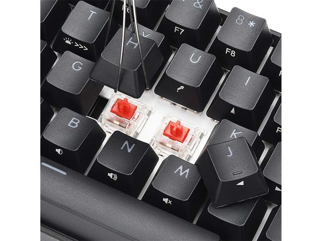 センチュリー、Gateron「赤軸」を採用したメカニカルキーボード
