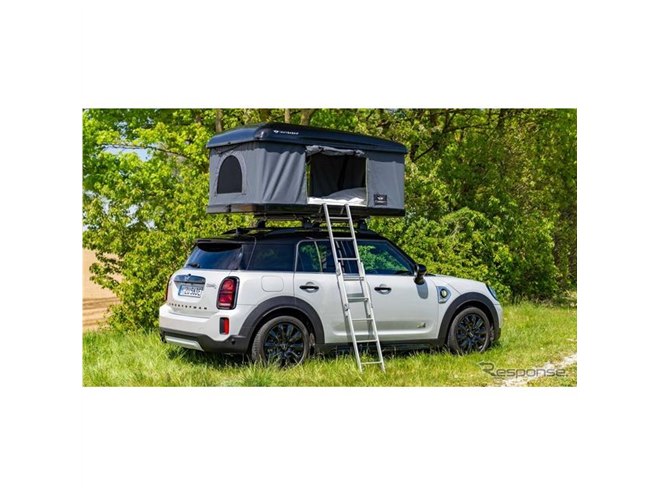 激レア！　LONE STAR ロンスター　ミニクーパー　カントリーマン　パフパフ MINIクロスオーバーPHVに純正ルーフテント、キャンプ仕様に変身 - 価格.com