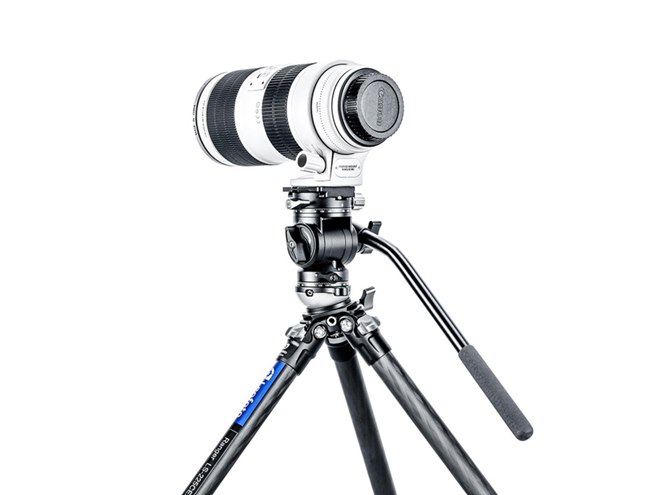 Leofoto BV-1R ビデオ雲台 一脚・三脚用 アルカスイス互換 軽量 動画撮影 並行輸入品 新品)Leofoto（レオフォト） カーボン4段三脚 LO-224C+BV-1R ビデオ雲