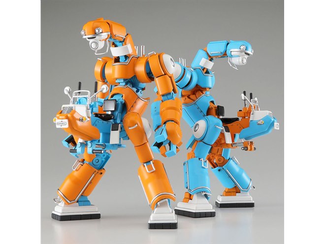 メカトロチューブ1号」に限定版カラー登場、おれんじ＆みずいろの2体