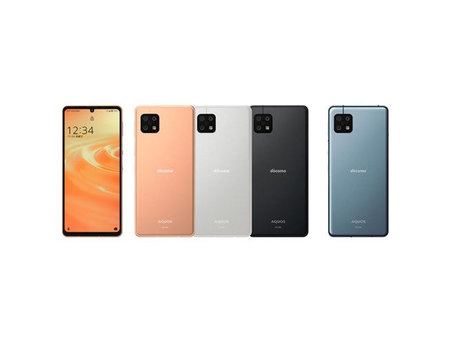 シャープ、薄型ボディと画面内指紋認証を搭載した5Gスマホ