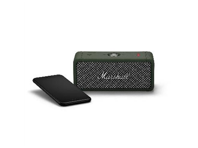 Marshall、360度サウンドのポータブルスピーカー「Emberton」に新色