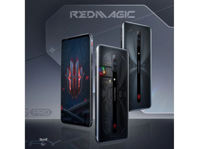 ヌビア、“光るスケルトンデザイン”のゲーミングスマホ「REDMAGIC 6S PRO」 - 価格.com