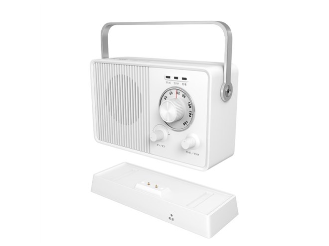 Owltech テレビ用ワイヤレススピーカー OWL-TMTSP01-WH オウルテック、テレビ用ワイヤレススピーカー「OWL-TMTSP01」ワイドFM