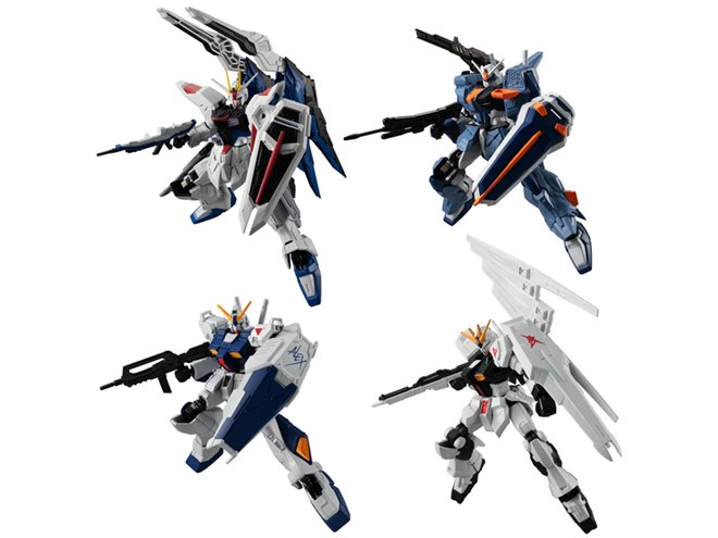 食玩「機動戦士ガンダム Gフレーム」がフルアーマー仕様に、第1弾は「ν