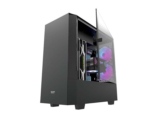 darkFlash、マザーボードの独自配置を採用したPCケース「DLV22