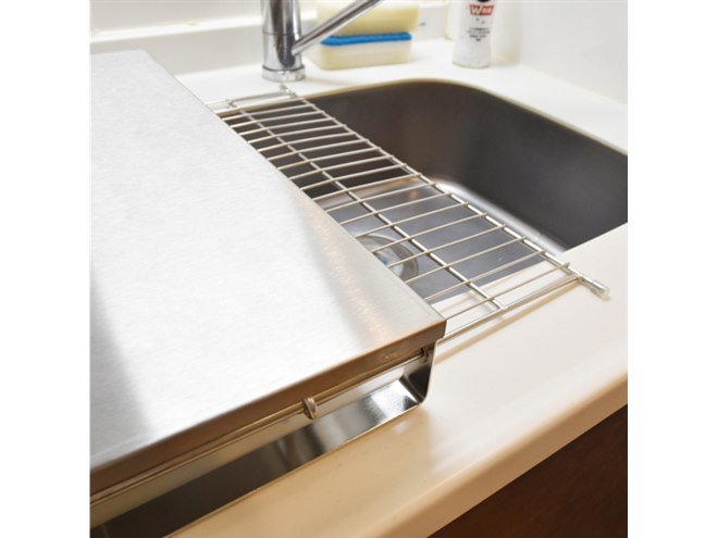 サンコーが食洗機「ラクア」用ステンレスラックを発売、水切りスペース