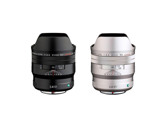 リコー、リミテッドレンズ「HD PENTAX-D FA 21mmF2.4ED Limited DC