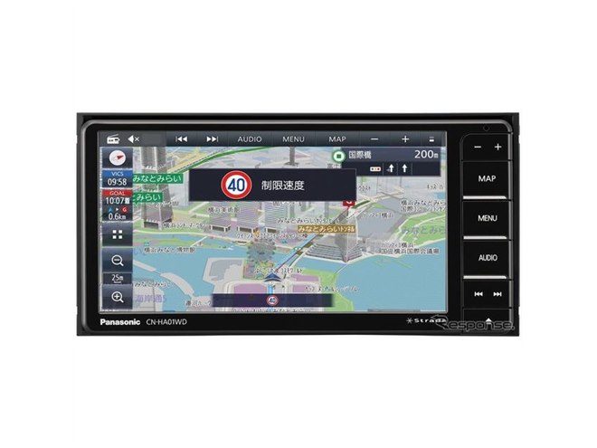 パナソニック ストラーダ、スタンダードモデルも「HD美次元マップ」で