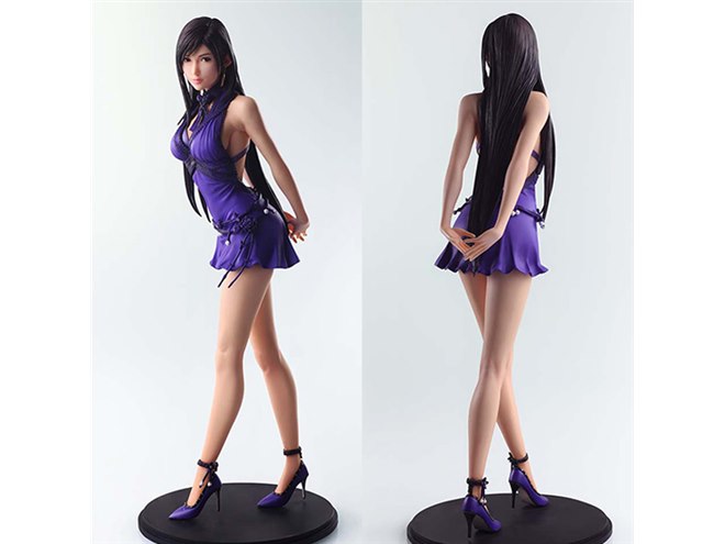 ファイナルファンタジーVII リメイク」ドレス姿のティファが立体