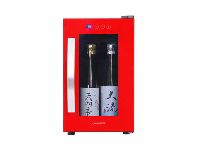 デバイスタイル、8本収納用ワインセラー「CE-8W」に限定色レッド