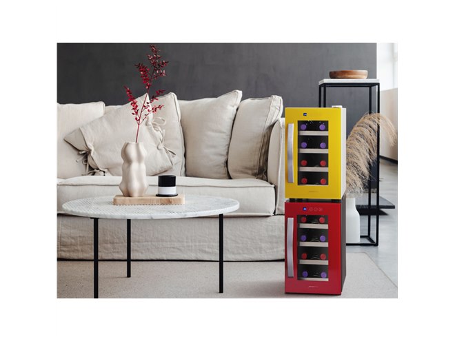 デバイスタイル(deviceSTYLE) CE-8W-R(レッド) 8本用ワインセラー ペルチェ式 ｜CE-8W-W(ホワイト) 8本用ワインセラー ペルチェ式｜ポアラー