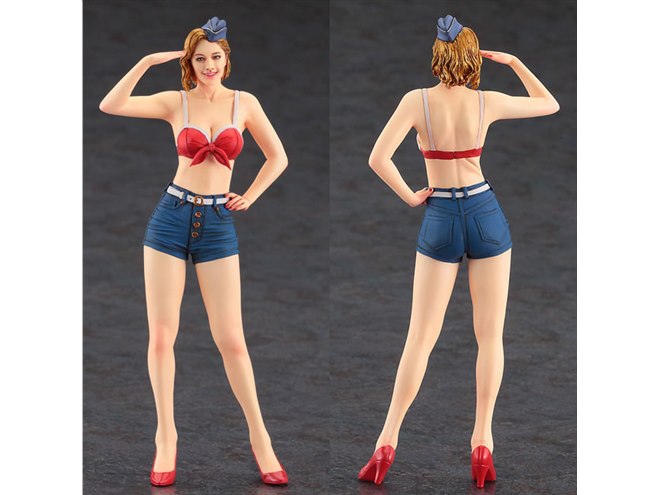 ハセガワ、レトロな1/12リアルフィギュア「ピンナップガール」最新画像