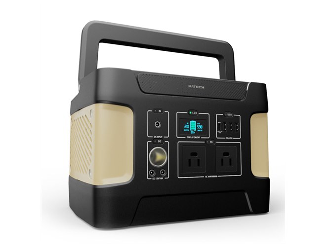 MATECH、高速充電対応の622Whポータブル電源「PowerZ Pro 600」49,800