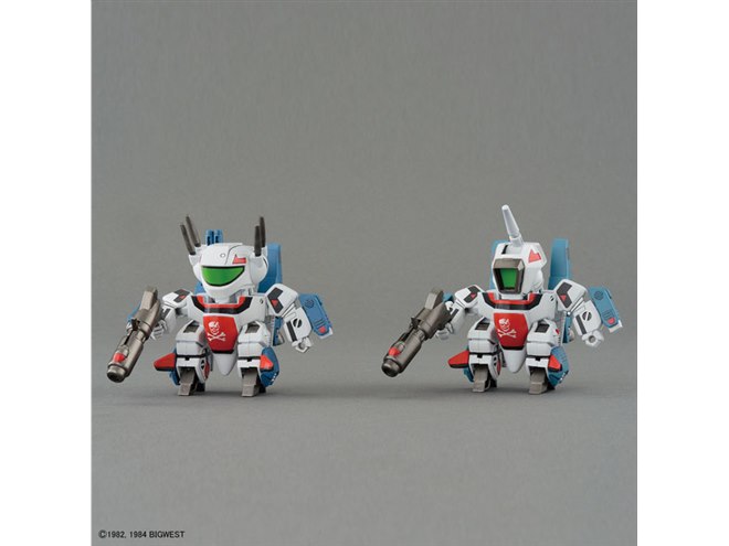 バンダイ復刻 マクロス バルキリー マックス機＆ミリア機 　1/55　2個セット マクロス」一条/マックス/ミリア機のバルキリー4機体セット、10
