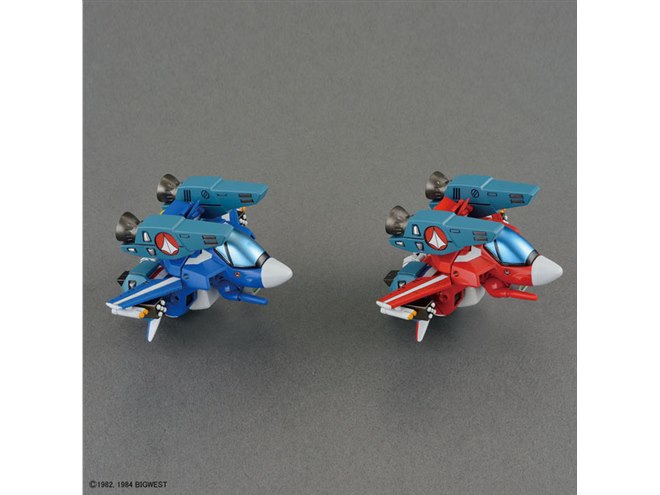 マクロス」一条/マックス/ミリア機のSDバルキリー4機体セット