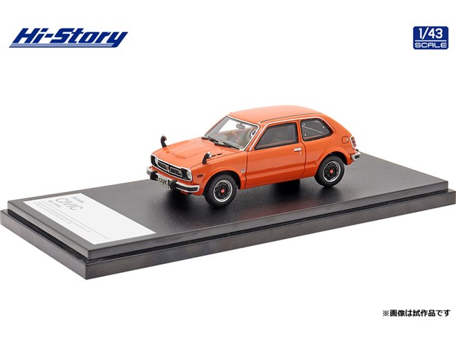 Hi-Story、1974年登場「初代シビックRS」を再現した1/43レジン
