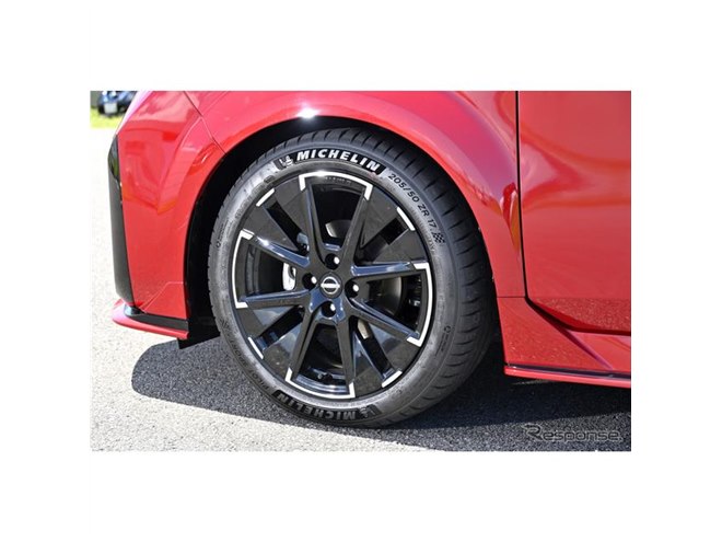 ノートオーラニスモ純正 17インチ ホイールセット MICHELINタイヤ付き