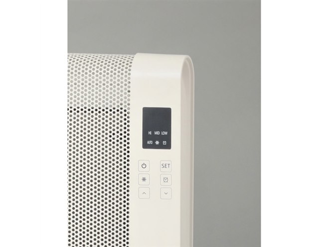 ROOMMATE 遠赤外線パネルヒーター Fiore Neo RM-113A 白 ルームメイト ダイアモンドヘッド リモコン付き デジタル表示 輻射熱 放射熱 クリーン暖房 暖房目安約8畳 ダイアモンドヘッド、室内をじんわりと暖める遠赤外線パネルヒーター