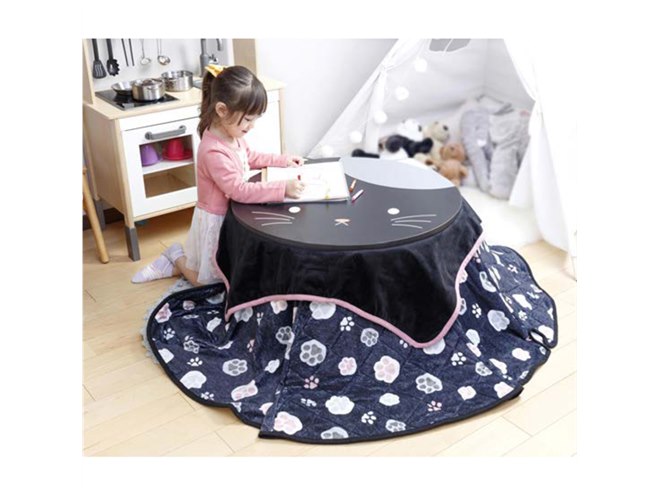 こたつねこです❣️ 【着物と帯 時流】Z24846t◆新品 草履バッグセット ヤマダデンキ、ネコデザインのオールインワンこたつセット「ネコったつ