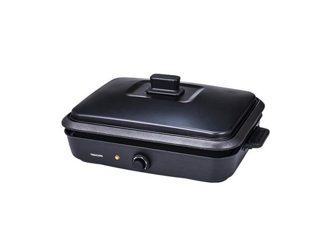 テスコム、焼き＆蒸しの同時調理ができる「ホットプレート THP70A