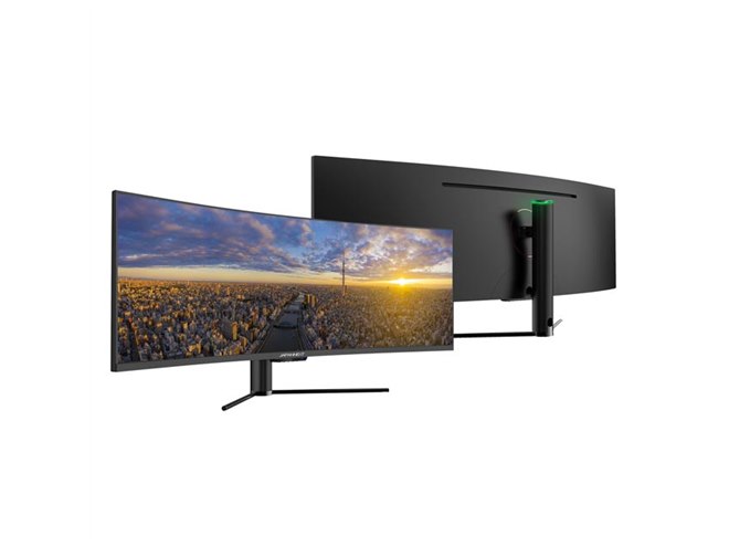 JAPANNEXT、120Hz駆動の49型Dual WQHD曲面液晶「JN-VC490DWQHDR