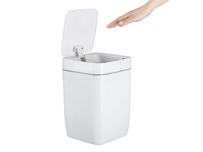 サンワ、触れずにふたが自動開閉できるセンサー式ゴミ箱 - 価格.com