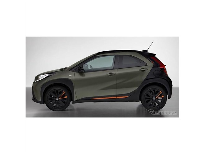 トヨタ『アイゴX』、スパイスに着想のグリーン＋オレンジのアクセント