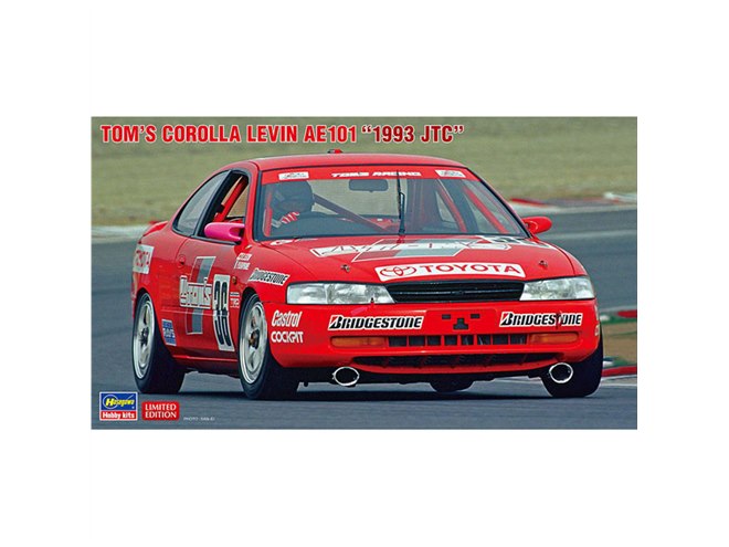 トヨタ チーム トムス」の「カローラ レビン AE101」を1/24で再現