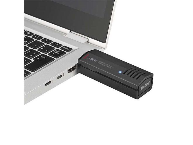 バッファロー、Wi-Fi 6対応のUSB無線LANアダプター「WI-U3-1200AX2」を
