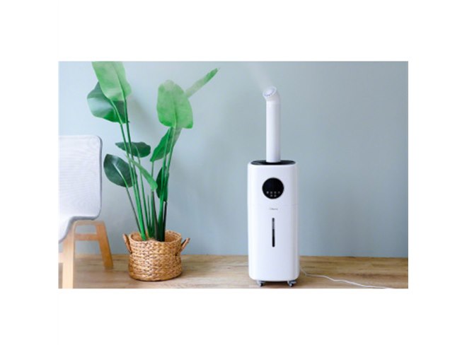 1台で最大33畳に対応、タンク水をUV除菌する超音波式加湿器「モイス